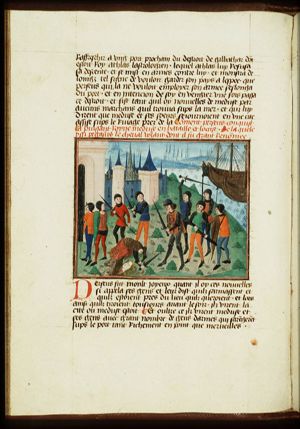 Perseus kills Medusa