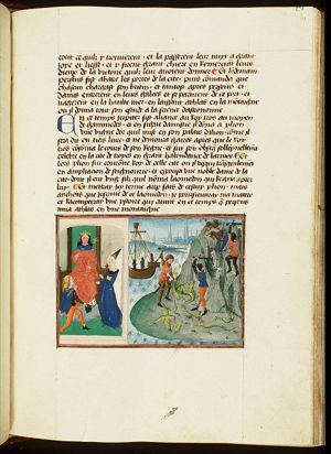 Bellerophon is charged by the king of Lycia to kill the Chimera; Bellerophon kills the Chimera