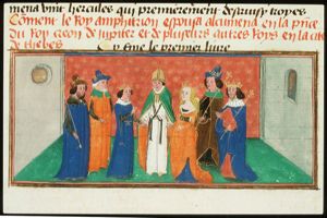 The marriage of Alcmene and Amphitryon