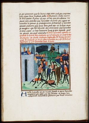 Hercules kills Antaeus