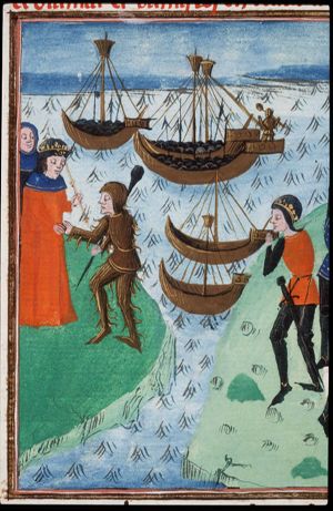 Hercules comes to Oeneus, king of Anatolia; Hercules falls in love with Deianira; Hercules fights Achelous