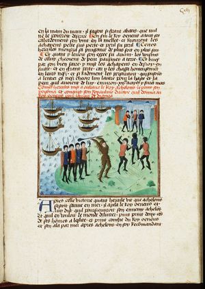 Hercules conquers the kingdom of Achelous