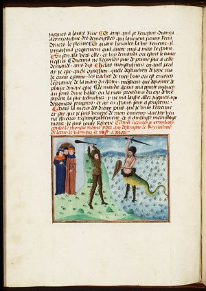 Hercules fights the Hydra of Lerna