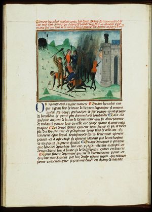 Hercules kills twelve giants