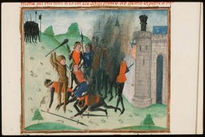 Hercules kills twelve giants