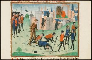 Fight between Hercules and Pricus; Hercules kills Pricus