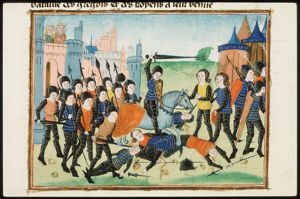 Battle between the Greeks and the Trojans