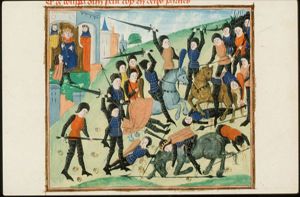 Battle between the Greeks and the Trojans