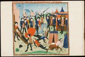 Battle between the Greeks and the Trojans