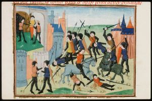 Paris kills Achilles; single combat between Paris and Ajax
