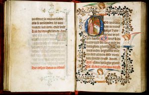 Christ (preaching?) in the temple
