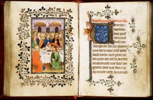 The Last Supper: Christ and the apostles at table