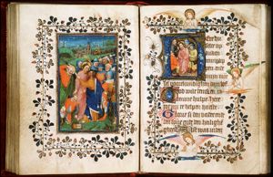The arrest of Christ: the kiss of Judas; the ear of Malchus cut off by St. Peter