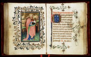 St. Bartholomew holding a book