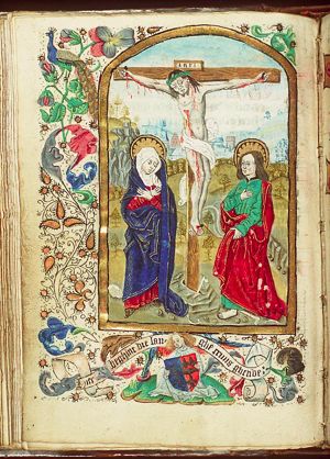 Crucifixion, with Mary and St. John