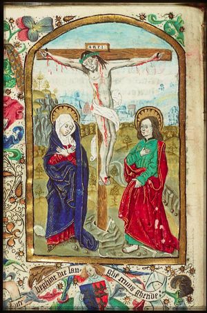 Crucifixion, with Mary and St. John