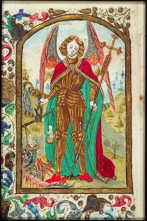 St. Michael weighing souls