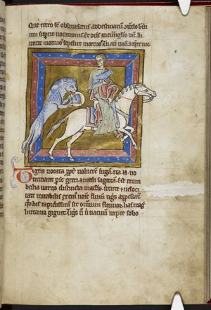 Tigris (Tiger), distracted by a mirror, is robbed from its young by a hunter on horseback