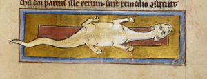 Regulus: a snake-like animal (sometimes a Basiliscus)
