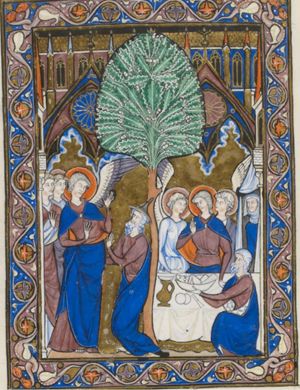 The angels appear to Abraham at Mamre