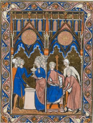 The chalice is found in Benjamin’s sack; he is returned to Joseph