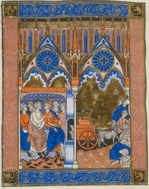 The Philistines suffer plagues; the Ark returns to Israel