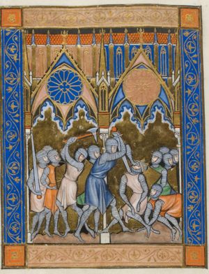 Saul and the Israelites slay the Ammonites