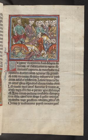 Two hundred dogs liberate the king of the Garamantes