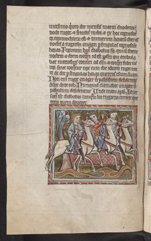Three kings riding dromedaries