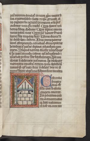 Pigeons in a dove-cote