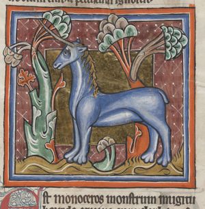Monoceros (fabulous animal: can be a unicorn or a rinoceros)
