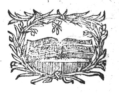Open book with notation of music, a frame of knotted branches