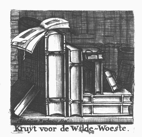 A collection of books, one of which is open
