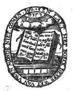 Open book; Jahweh-tetragram