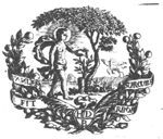 Apollo is watering a tree (Dutch: 'boom'); in the background Pegasus; a belt with inscription and initials "H.D.B."