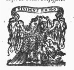 Pelican feeding its young with its own blood; banderole with inscription