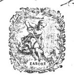 A man spading; Jahweh-tetragram; frame of branches