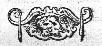 Mascaron with animal horns