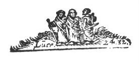 The journey to Emmaus: the two men meet Christ