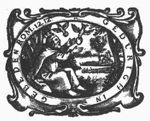 Elijah fed by the ravens (Dutch: 'raven'): while the prophet is living by the brook, ravens bring him food; decorated frame