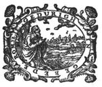 Elijah fed by the ravens (Dutch: 'raven'): while the prophet is living by the brook, ravens bring him food; frame decorated with roses