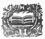 Open book with notation of music; frame decorated with festoons and hybrid beings of mixed human and animal form