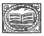 Open book with notation of music; decorated frame