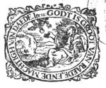 Elijah fed by the ravens (Dutch: 'raven'): while the prophet is living by the brook, ravens bring him food; decorated frame