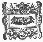 Open book with notation of music; decorated frame
