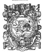 Bee sucking honey and spider sucking venom from a rose; frame decorated with Gorgoneion, festoons and the heads of rams and a lion