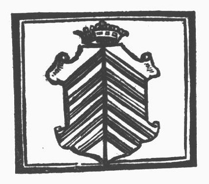Crowned coat of arms of Egmond
