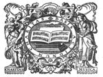 Open book with notation of music; rich frame decorated with personifications of Charity (woman with two children, one of which is holding an apple) and Music (woman with an open book), birds, foliage and festoons