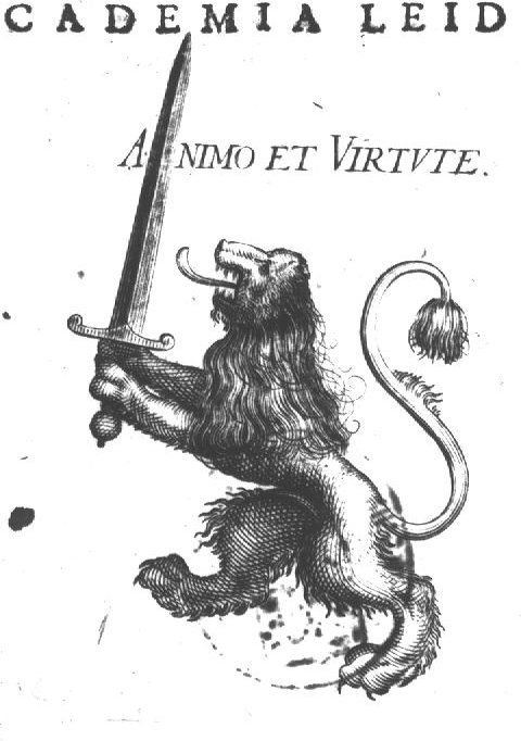 A lion holding a sword