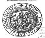 Triton blowing a conch; he is encircled by Ouroboros